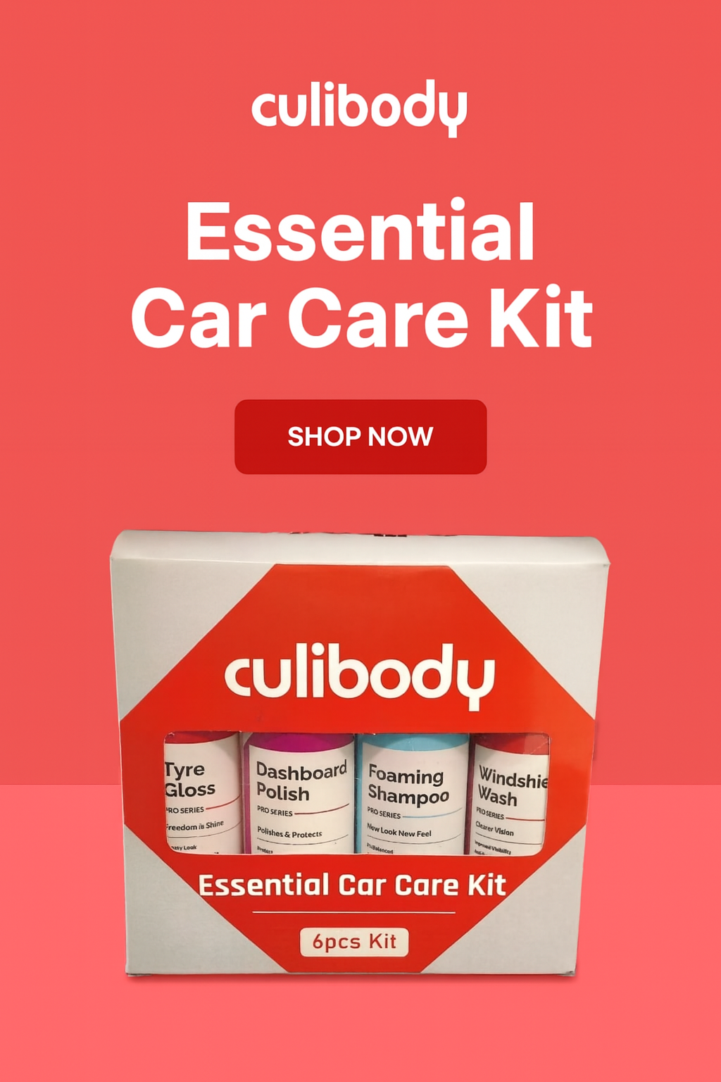 Essential Car Care Kit – 6-in-1 Combo