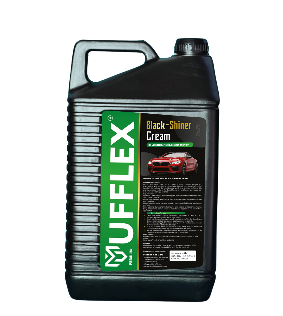 MUFFLEX  Dashboard Black Shiner Cream