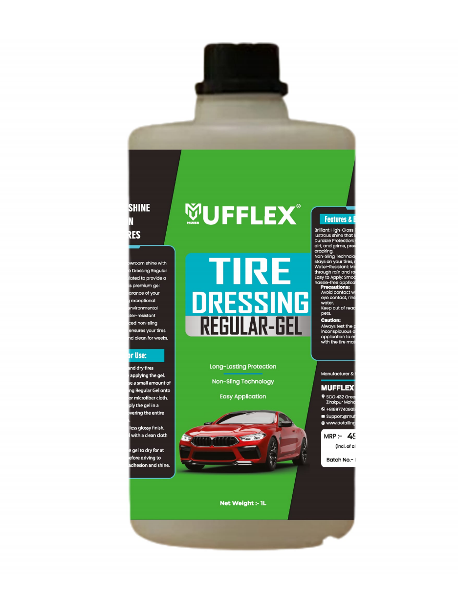 MUFFLEX Tire Regular Gel - Shine, Protect, and Conquer the Road